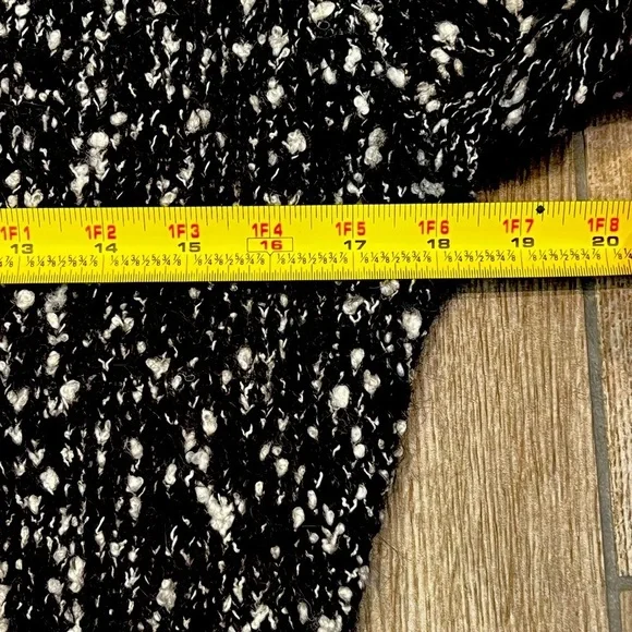 & Other Stories Paris Atelier Puff Sleeve Boucle Cropped Cardigan Sweater Size S - Picture 12 of 14